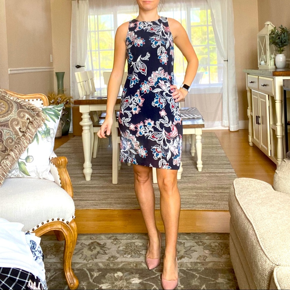 Xxsp ann Taylor stretchy casual midi dress